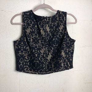 Formal crop top